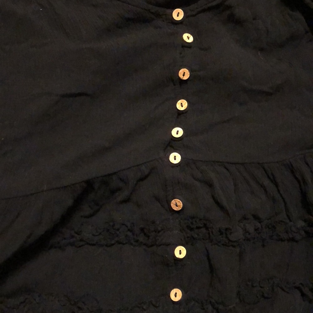 Free People Orianna Ruffles Billowy Button Up Flo… - image 4